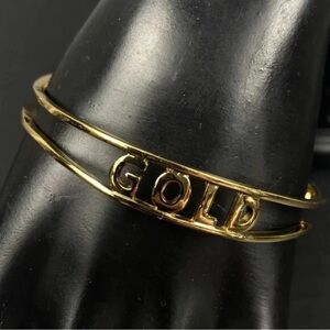 Kate Spade Bracelet As Good As Gold Bangle Size 8 Goldtone